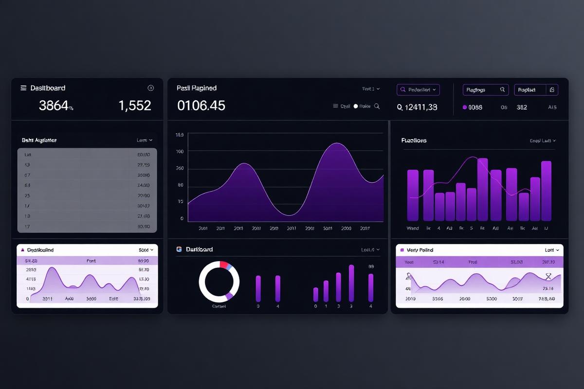 Example management dashboard connecting website, intake, and follow-up data
